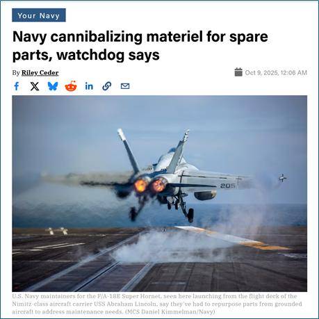 皇冠信用网登3代理_爆料:美军靠“拆零件”维持战备