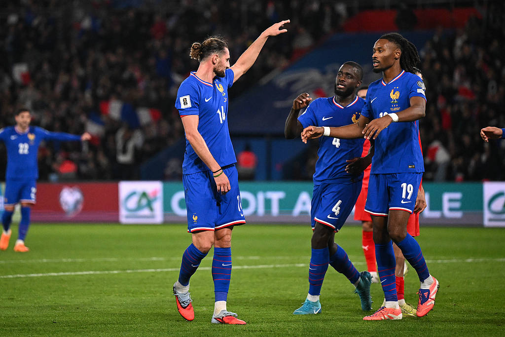 科索沃vs斯洛文尼亚
_世预赛-姆巴佩传射+伤退拉比奥破门 法国3-0阿塞拜疆夺3连胜