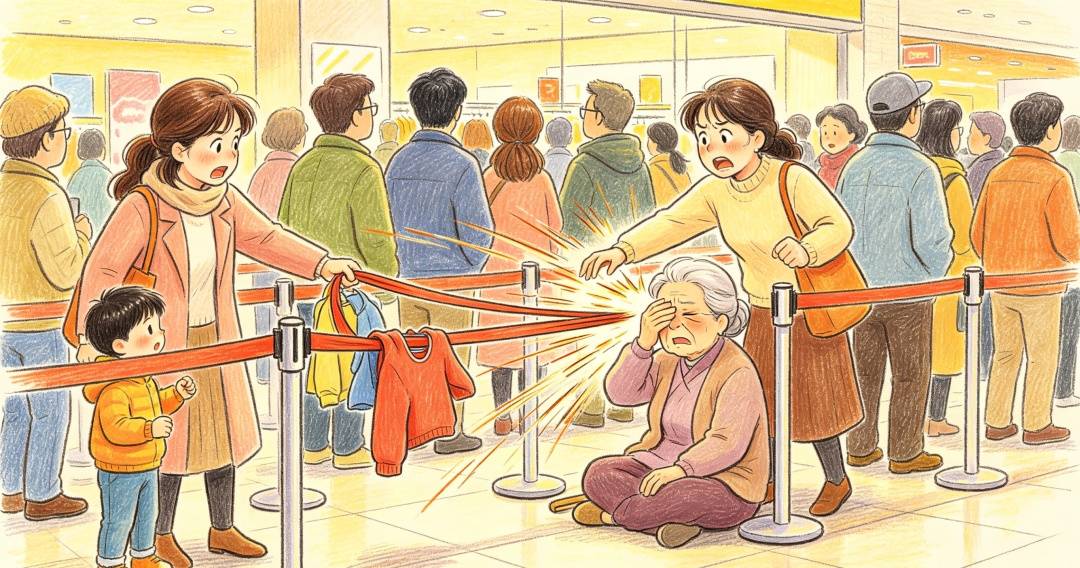 皇冠信用网代理流程_上海六旬阿姨商场大促排队时被“一米栏”弹伤右眼皇冠信用网代理流程，法院判了！